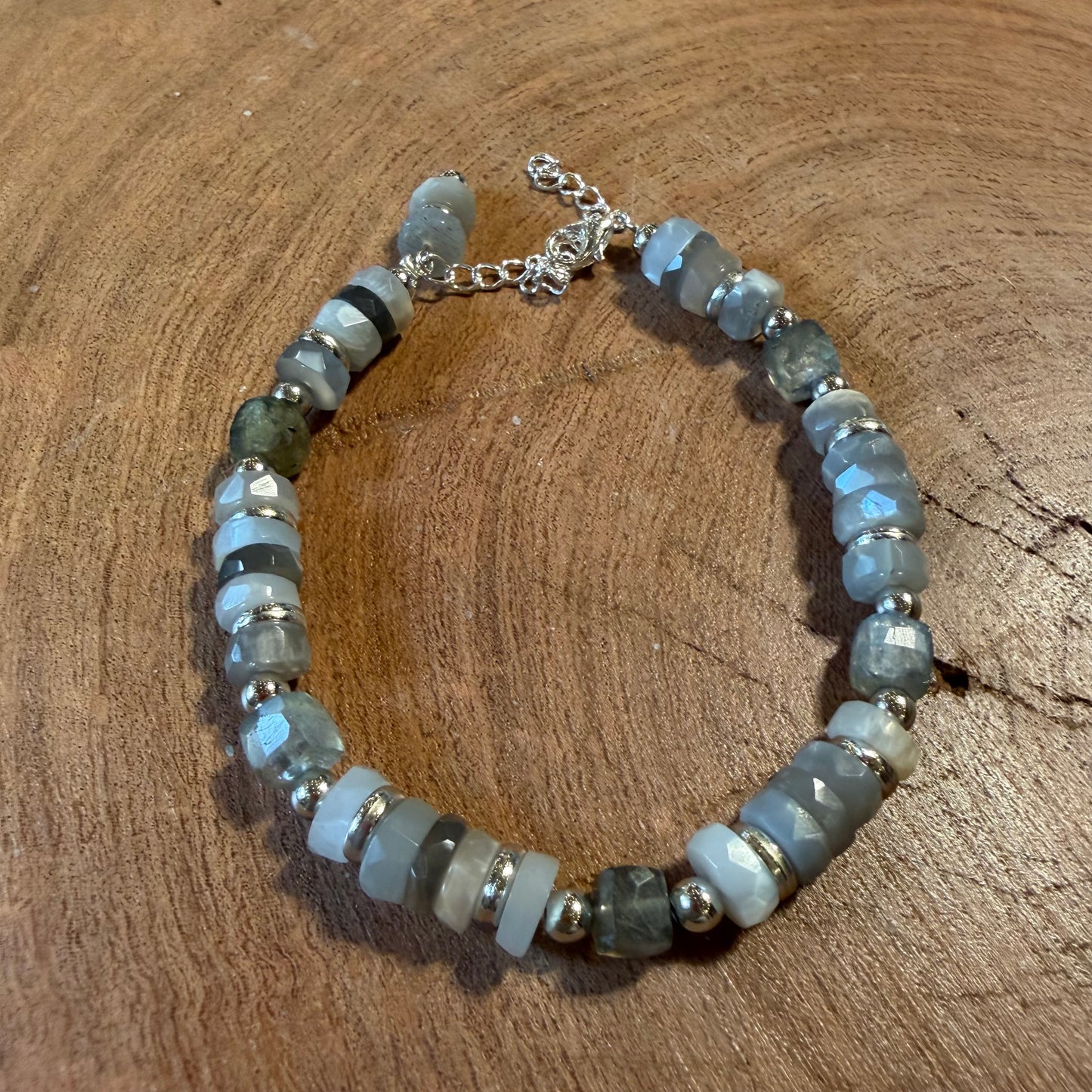Labradorite Beaded Bracelet