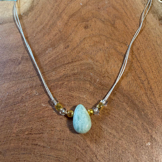 Amazonite Pendant Necklace