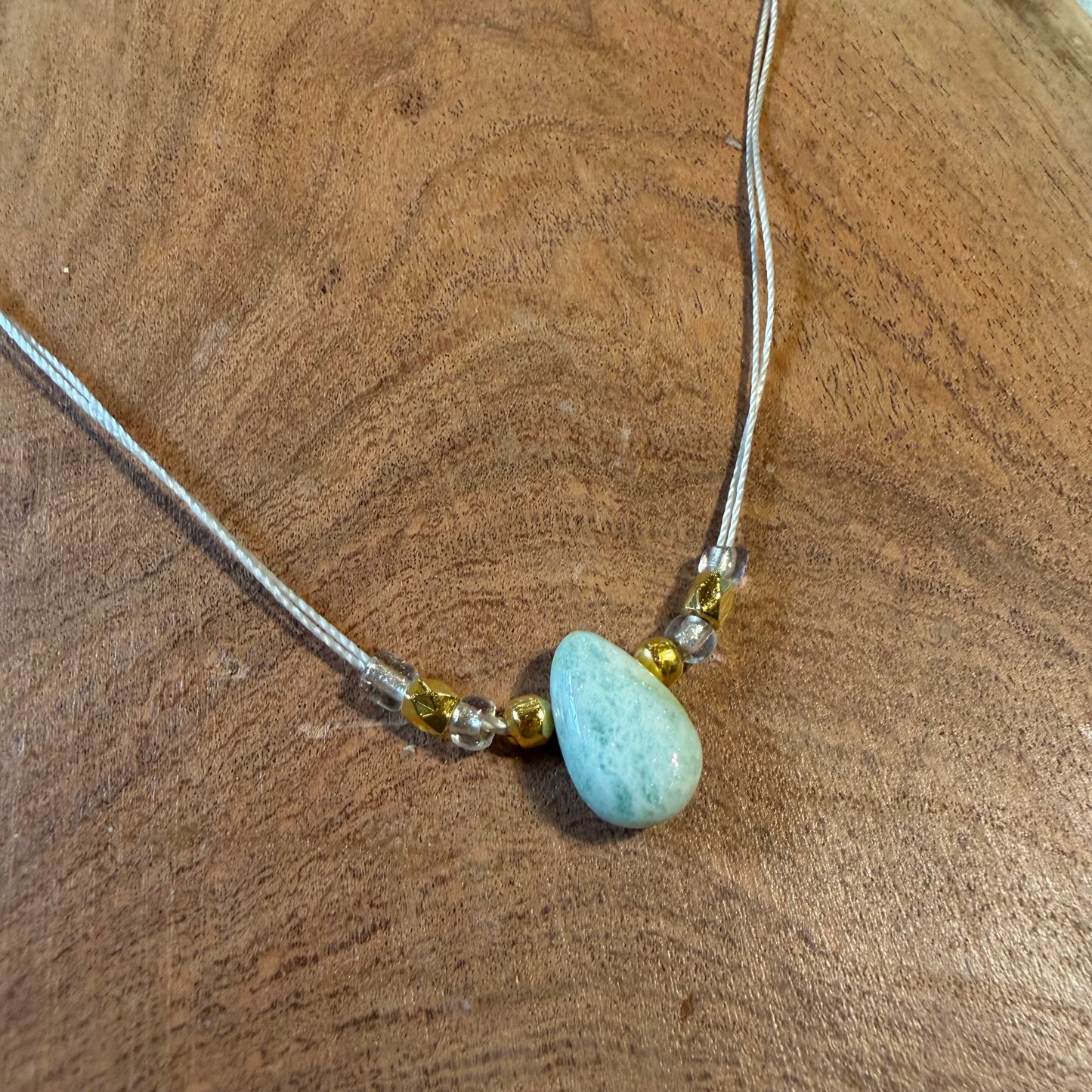 Amazonite Pendant Necklace