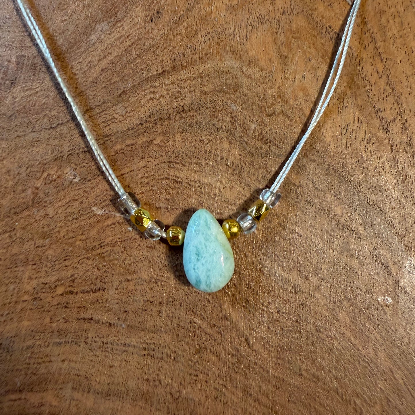 Amazonite Pendant Necklace