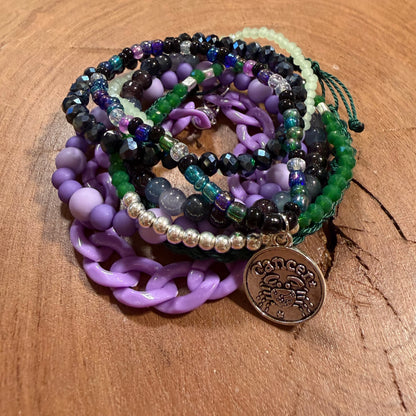 Cancer - Zodiac Bracelet Stack