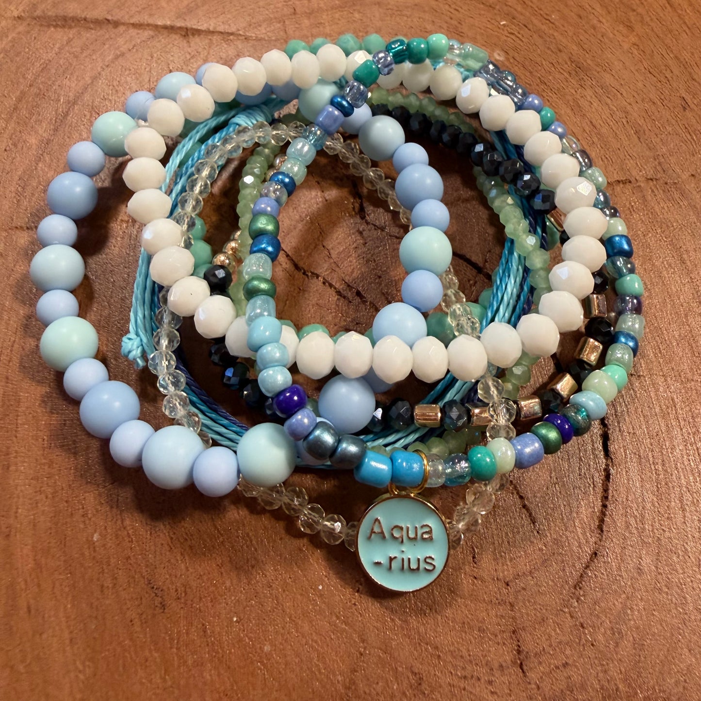 Aquarius - Zodiac Bracelet Stack