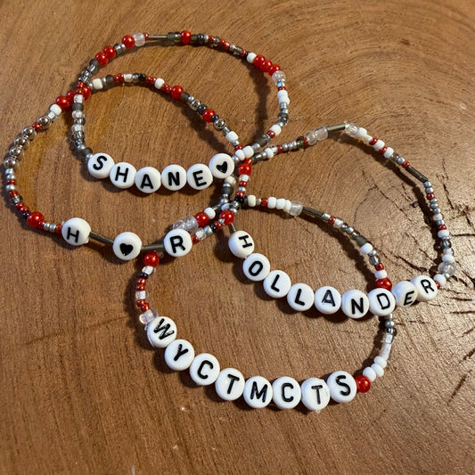 Shane Hollander Heated Rivalry Beaded Friendship Bracelet