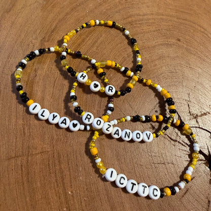 Ilya Rozanov Heated Rivalry Beaded Friendship Bracelets