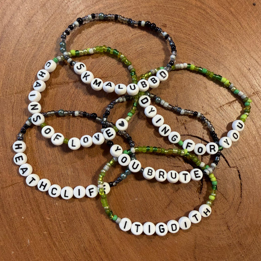 Wuthering Heights Beaded Friendship Bracelets