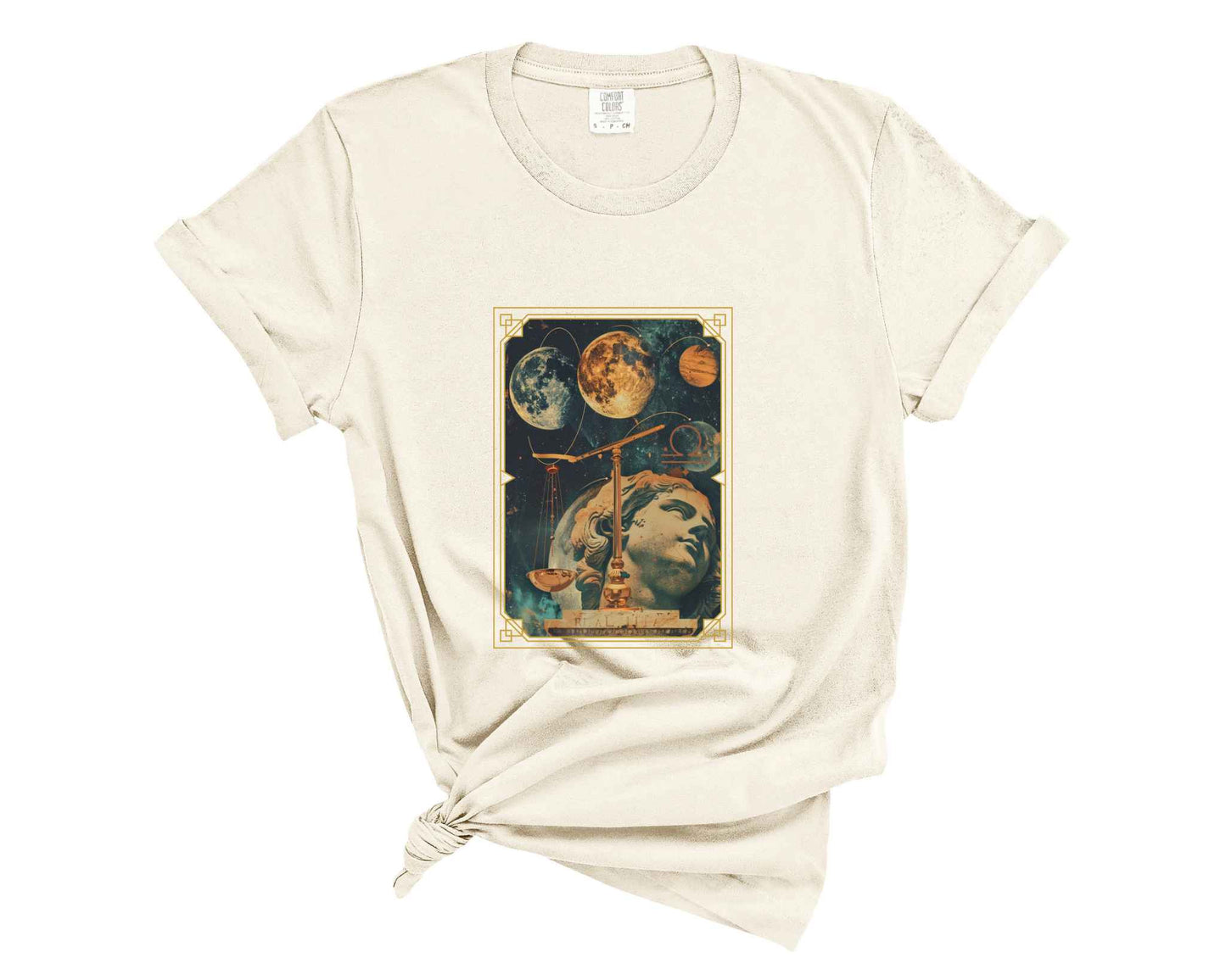 Libra Zodiac Collage Graphic Tee