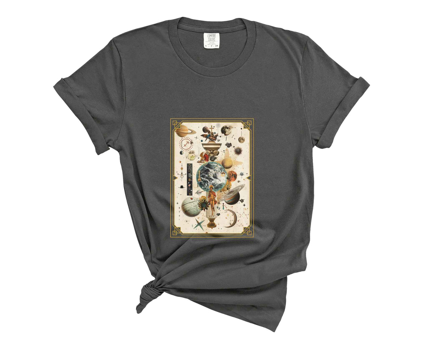 Sagittarius Zodiac Collage Graphic Tee