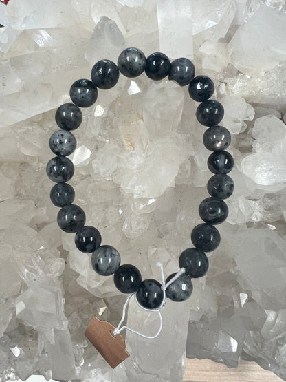 Larvikite Labradorite Stretch Bracelet (6mm)