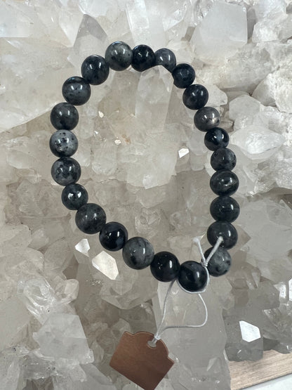 Larvikite Labradorite Stretch Bracelet (6mm)