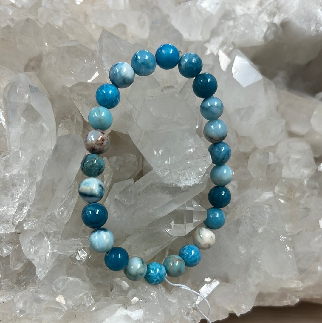 Larimar Stretch Bracelet