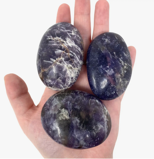 Lepidolite Palm Stones