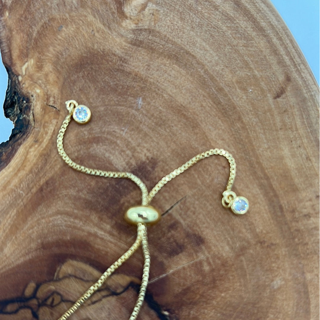 Herkimer Diamond Adjustable Bracelet